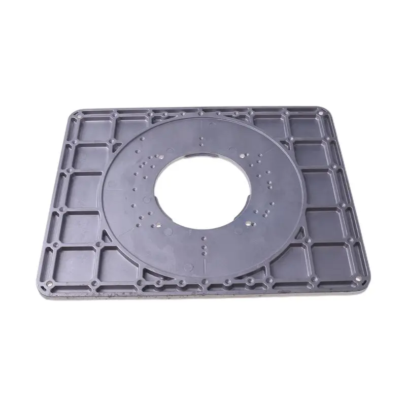 1 Набор алюминиевый фрезерный стол вставка пластины триммер гравировальная