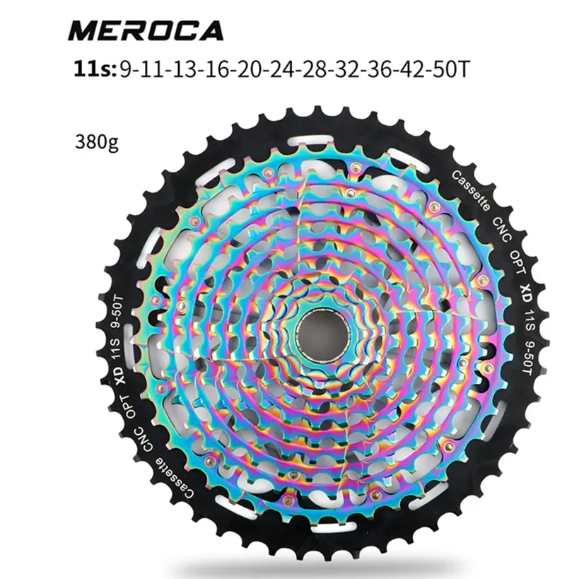 Горный велосипед MEROCA Сверхлегкий полый с ЧПУ Freewheel 11/12 скоростей 9 50T встроенная