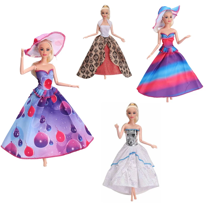 

1/6 Doll 30CM Baby Doll Dress Doll Dinner Gown Clothing Clothes And Hats Toys For Girls Christmas Birthday Gifts