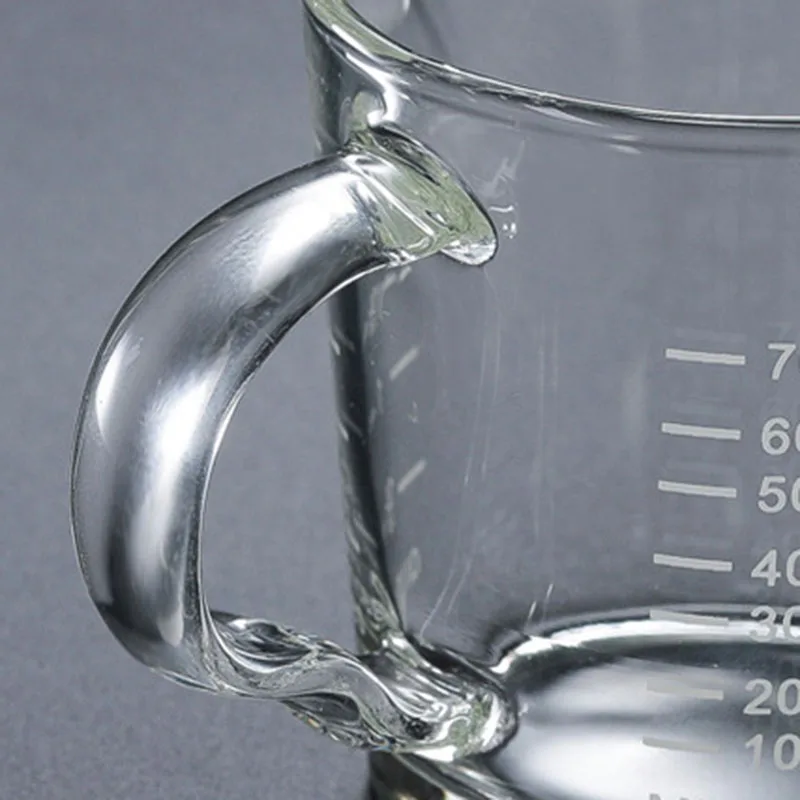 Термостойкие двойной со стеклянным носиком Кофе мерный стаканчик для дома и