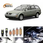OKKEN 13 шт. для VW Passat 3B B5 3BG 1996-2005 Светодиодная лампа для освещения салона автомобиля комплект купола Карта Свет Volkswagen Canbus BulbsCar аксессуары