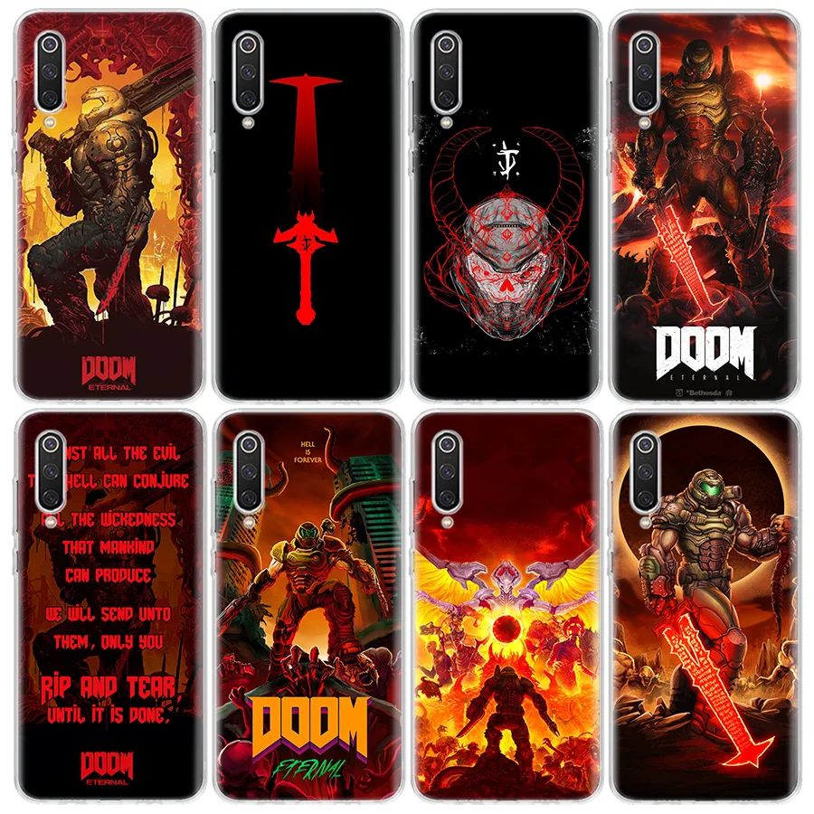 

HOT GAME DOOM ETERNAL Phone Case For Xiaomi Mi 12 10 Lite 12X 12T 13 5G 11T 10T Pro 11i 11 Ultra 9 8 6X 5X Capa Coque Fundas TPU