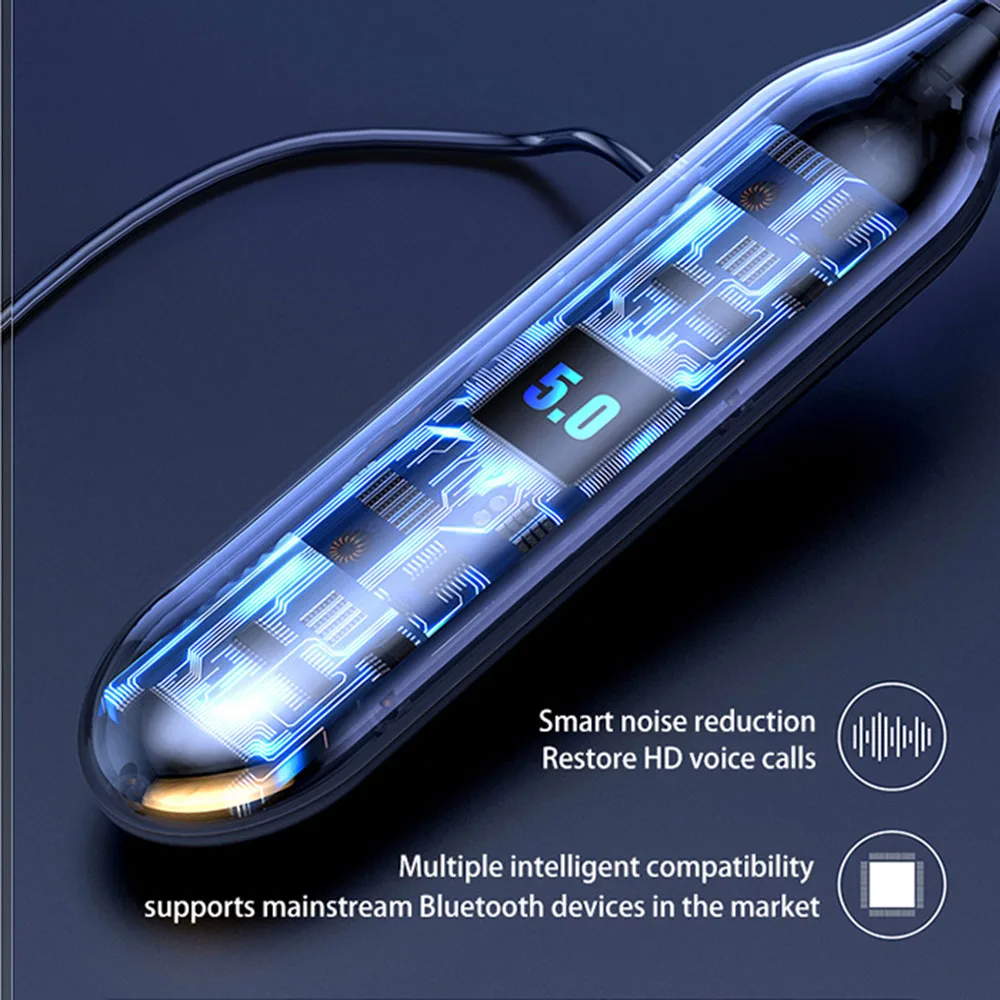 Bluetooth-наушники с магнитным всасыванием водостойкие 100 часов работы | Электроника