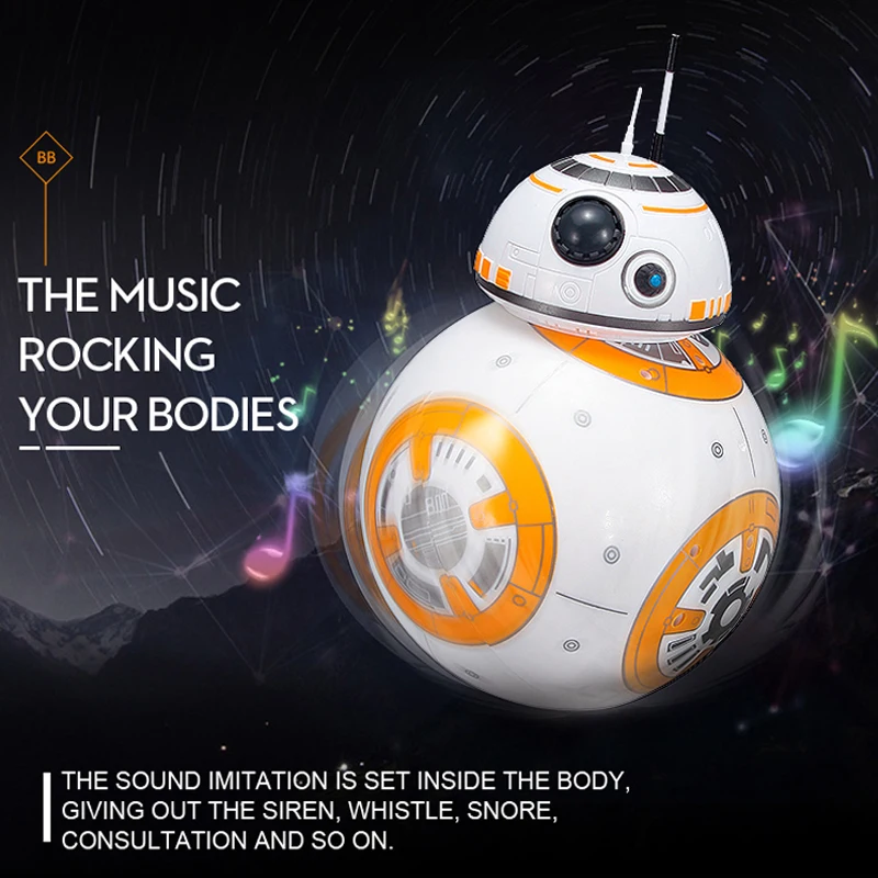 Быстрая, BB-8, шар, Звездные войны, р/у, фигурка, BB 8 Droid Robot, 2,4G, пульт дистанционного управления, Интеллектуальный робот BB8, модель, детская игрушка, подарок