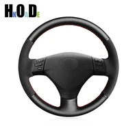 for lexus rx330 rx400h rx400 2004 2007 toyota corolla verso 2006 camry 2004 2006 black genuine leather car steering wheel cover
