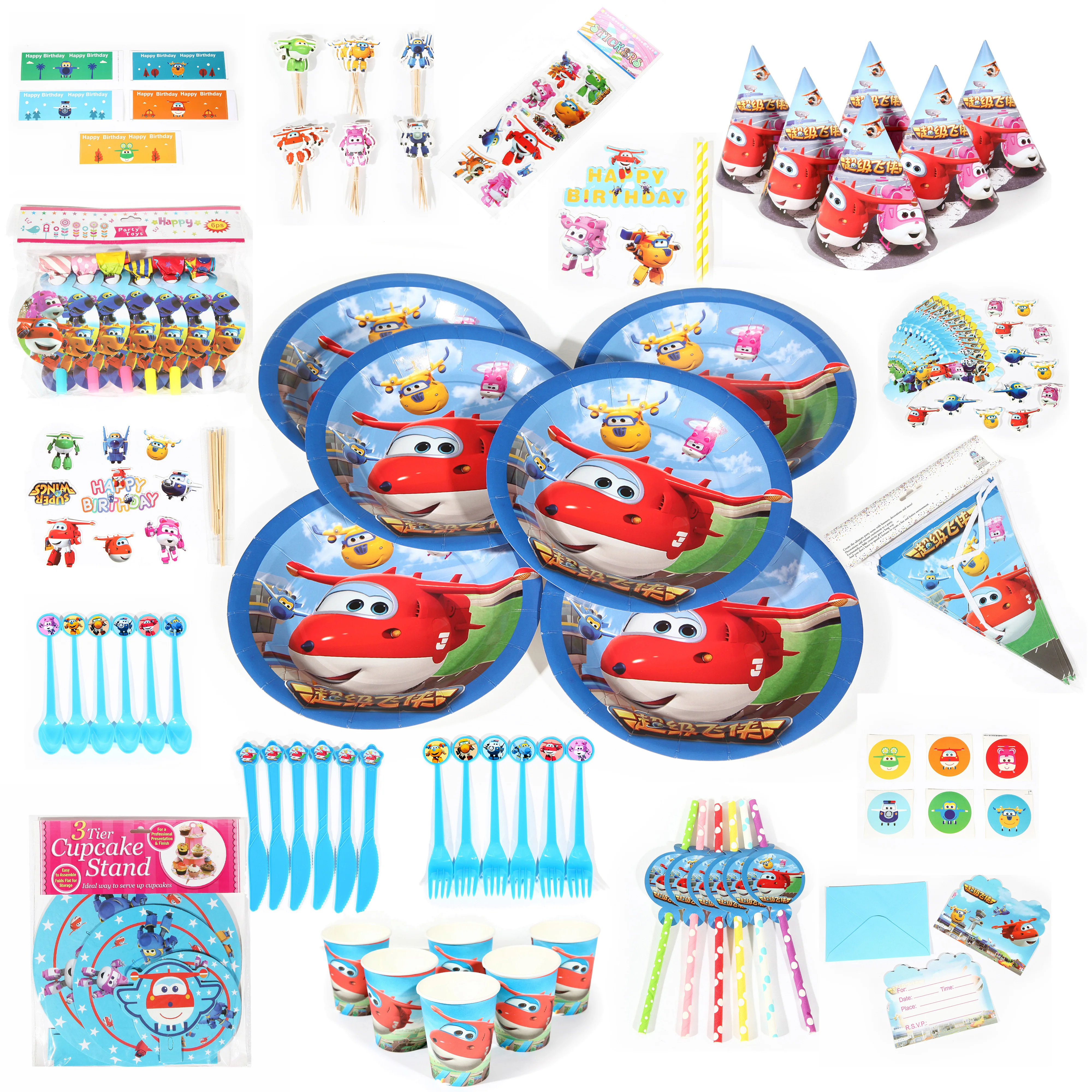 Высокое качество Супер Крылья бумажный флаг/тарелка/шляпа вечерние воздушные