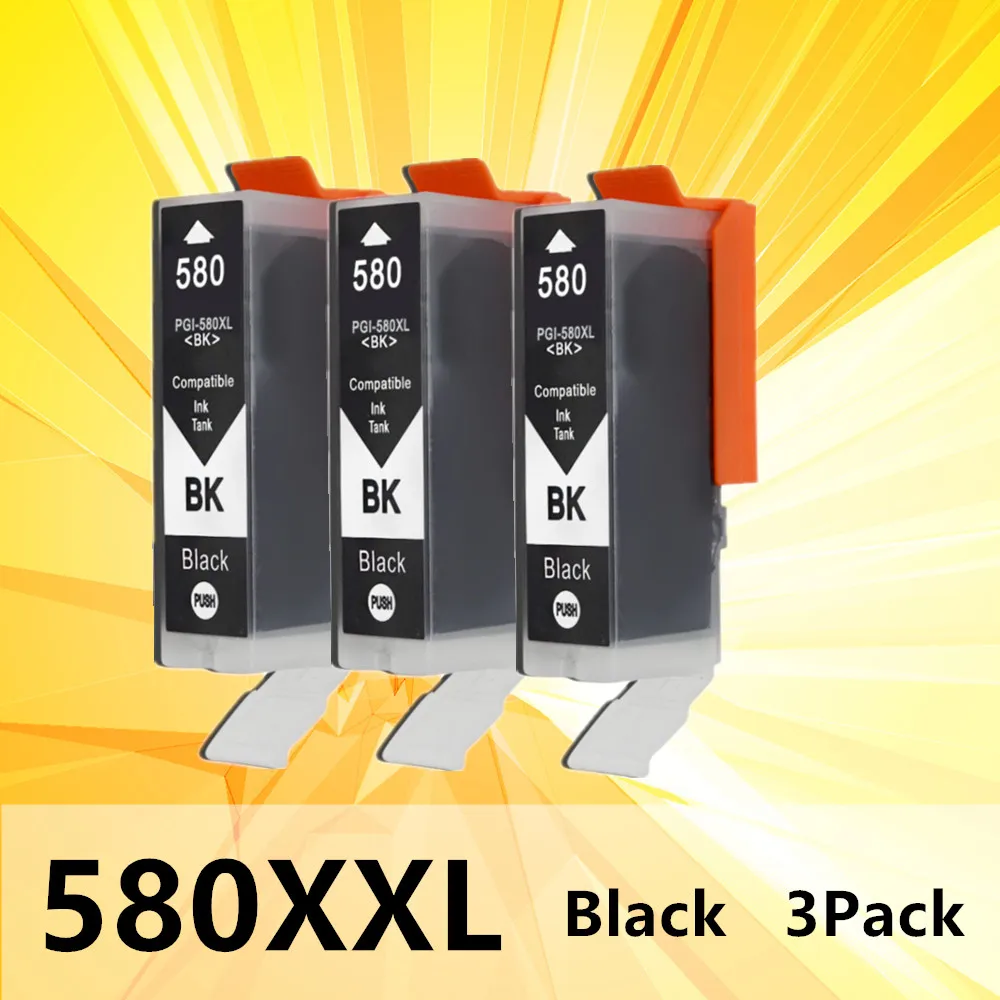 

580XXL 581XXL Ink Cartridge black for Canon PGI-580XXL CLI-581XXL PGI 580 XXL CLI 581 XXL Pixma TS8150 TS8151 TS8152