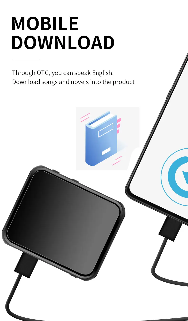 Смарт часы Bluetooth MP4 плеер с наушниками поддержка чтения электронных книг просмотр