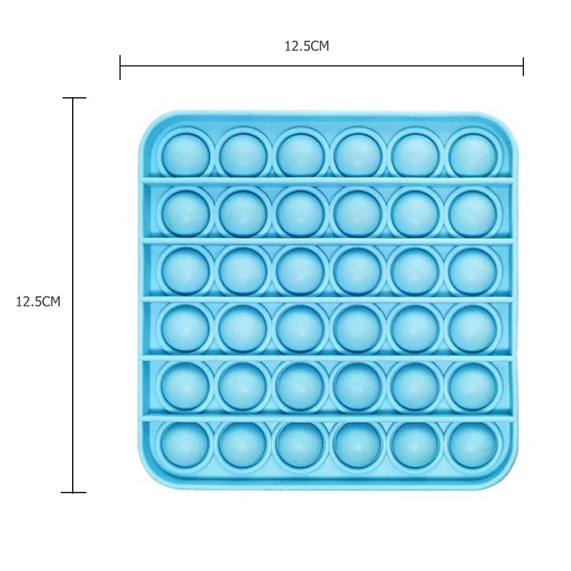 

Fidget Toys Funny Pops It Square Anti-Stress Toy Push Bubble Figet Sensory Squishy Jouet Pour Autiste For Adult Children Gift