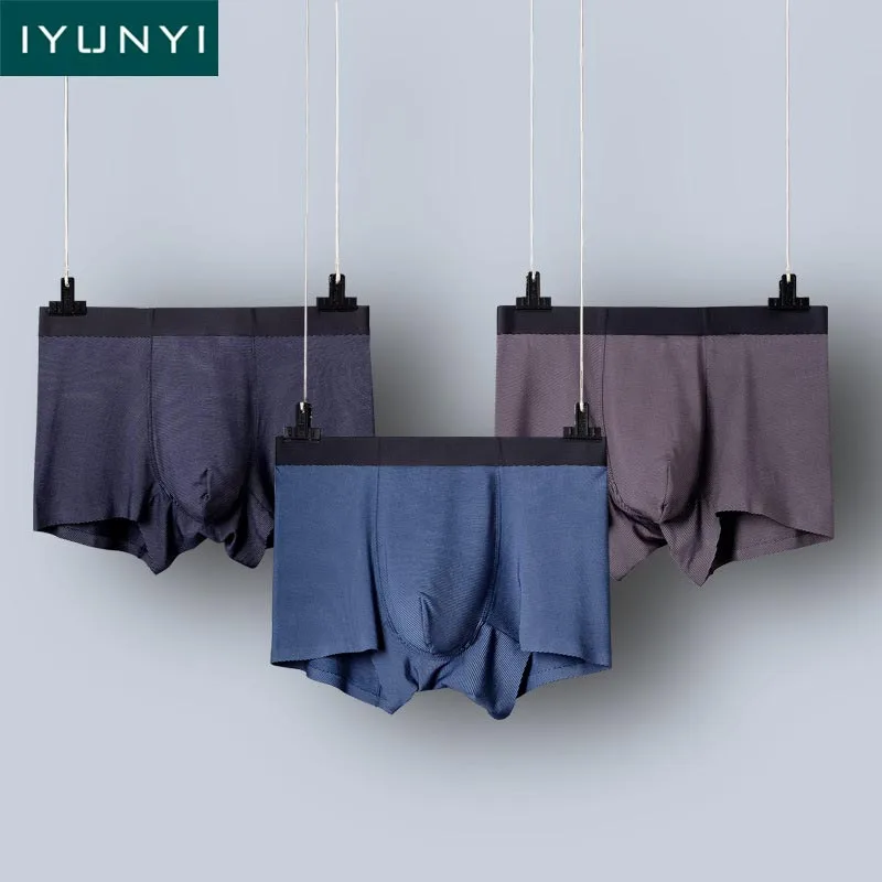 Лидер продаж мужское нижнее белье IYUNYI боксеры шорты Классические дышащие