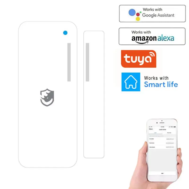 

Смарт-детекторы открытой/закрытой двери Tuya с поддержкой Wi-Fi