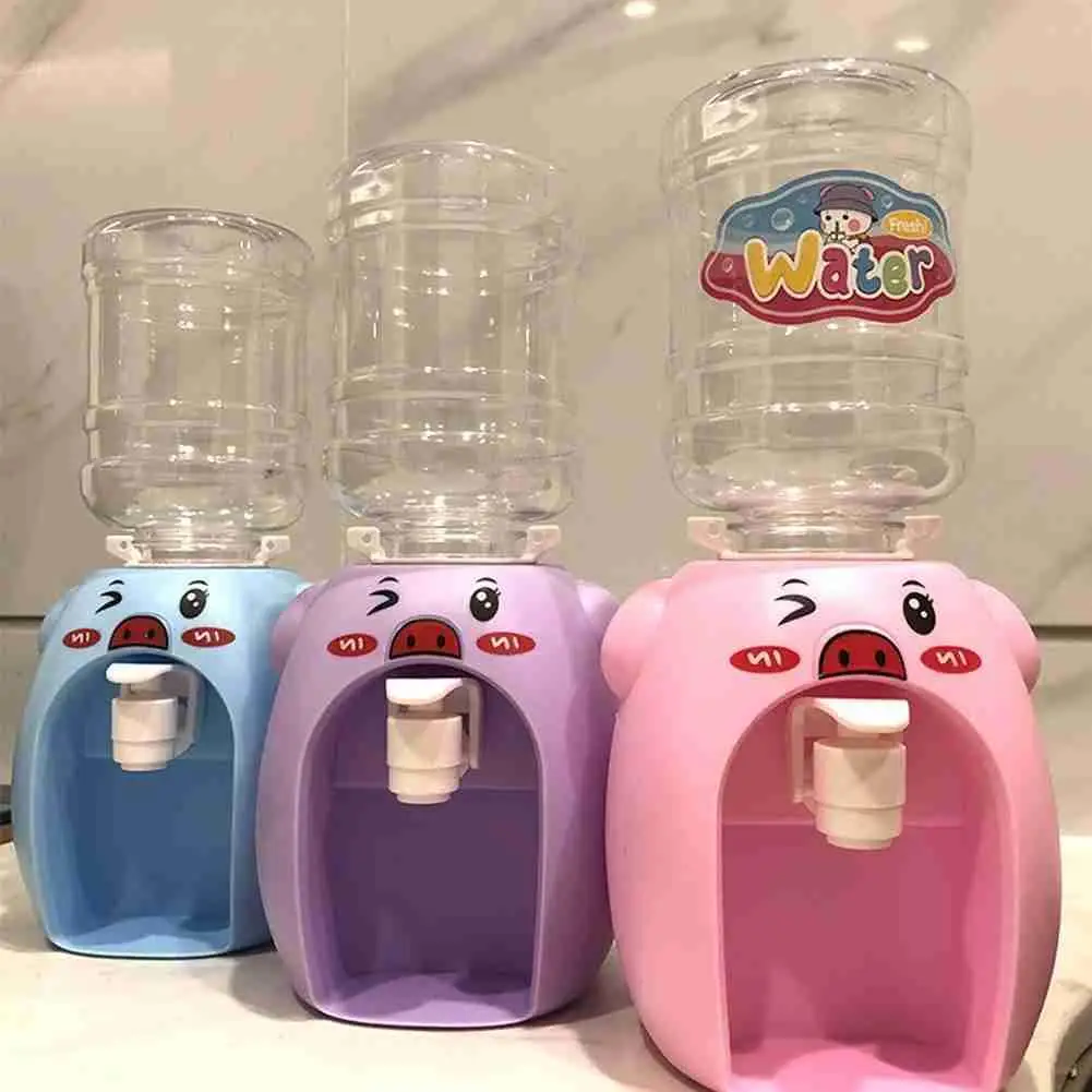 

Cartoon Mini Drink Water Dispenser Simulation Playhouse Kitchen Drinking Fountain Pretend Toys Dollhouse Furniture Boys And Girl