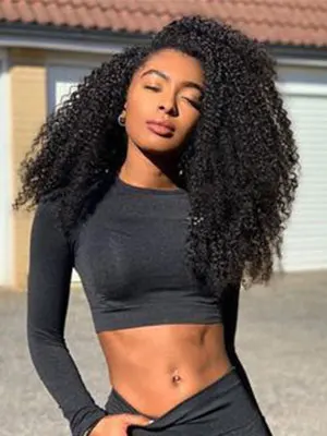 

Joedir Hair Deep Wave Bundles With Colsure Brazilian Hair Bundles With Lace Closure4*4 Non Remy Brazilian Hair With Closure