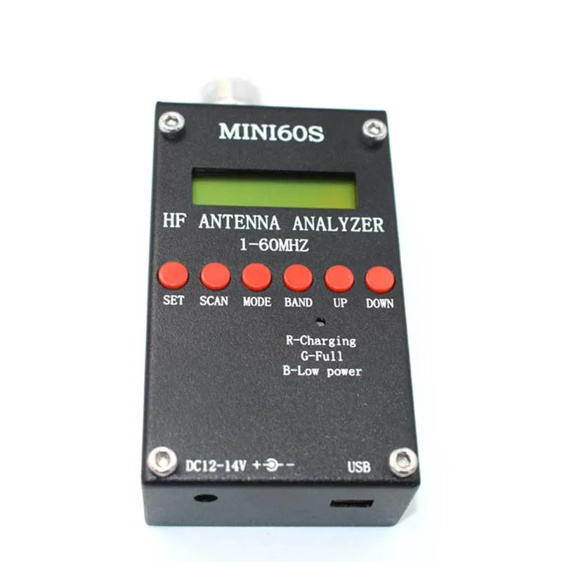 MINI60S 1 60 МГц Bluetooth Android Версия HF ANT SWR антенна анализатор измеритель C4 006|Запасные
