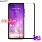 Защитное стекло Motorola One, закаленное стекло с полным покрытием клея, 2 шт.