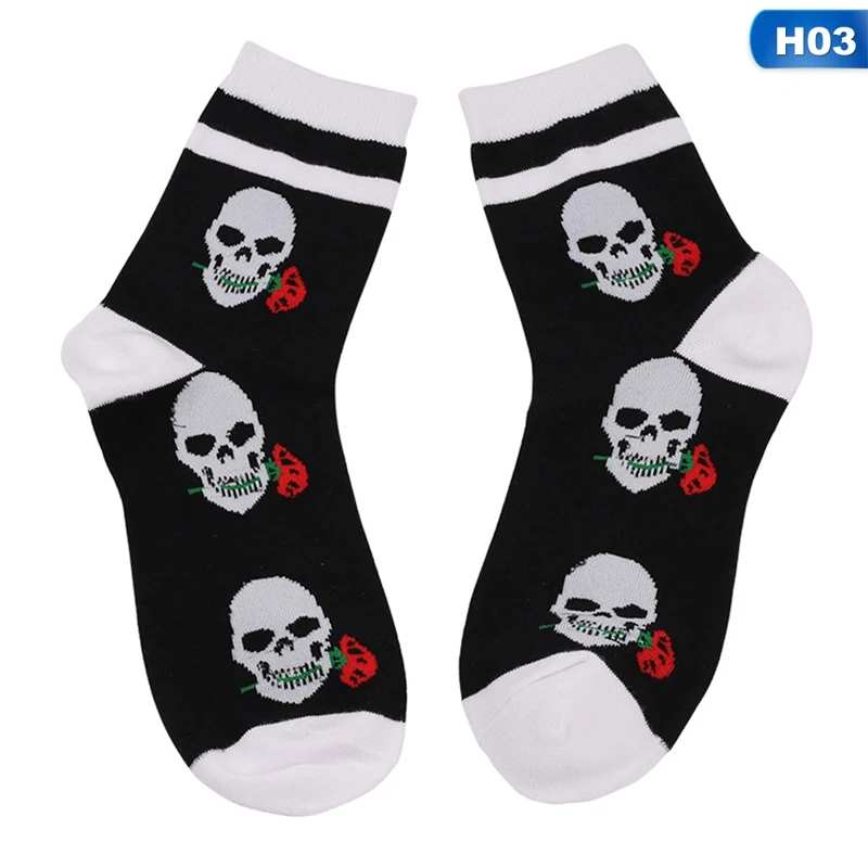 

Personalized Skull Socks Christmas Socks Men Funny Skull Skeleton Socks Street Trend Harajuku Hip Hop