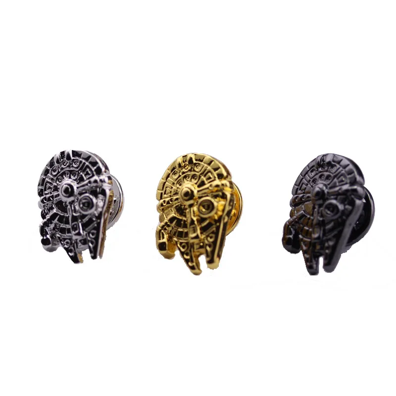 Креативный мультфильм значок Звездные войны космический корабль булавки для