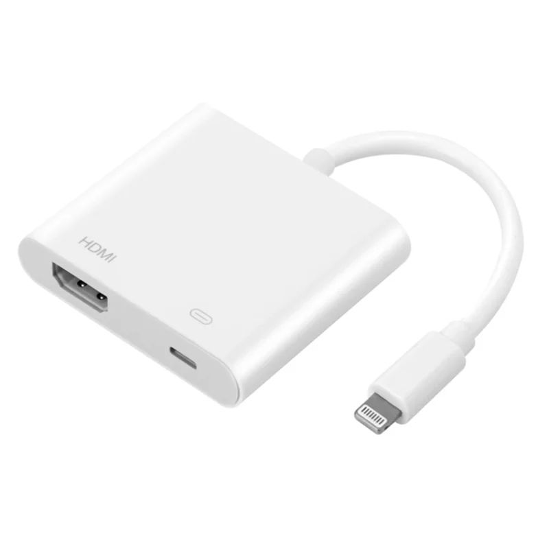 Цифровой AV HDMI адаптер совместимый с iPhone iPad к Кабель ключ совместим 8 7 6