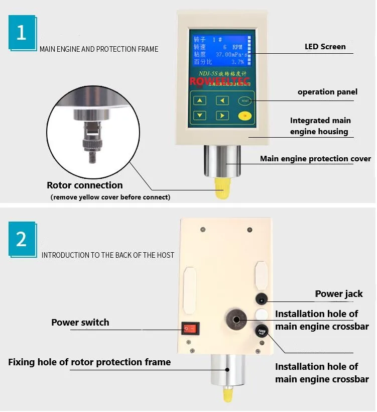Бесплатная доставка! Роторный вязкометр измеритель вязкости цифровой NDJ-5S