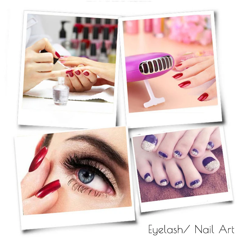 1 шт. Портативный USB вентилятор для сушки ресниц воздуходувка клей Быстросохнущий