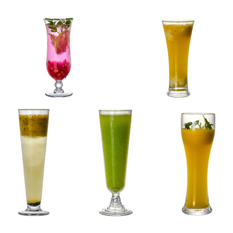 

Акриловые десертные коктейльные чашки, многоразовые, отлично подходят для десертов, посуда, чашки для вечеринок, свадеб и дней рождения