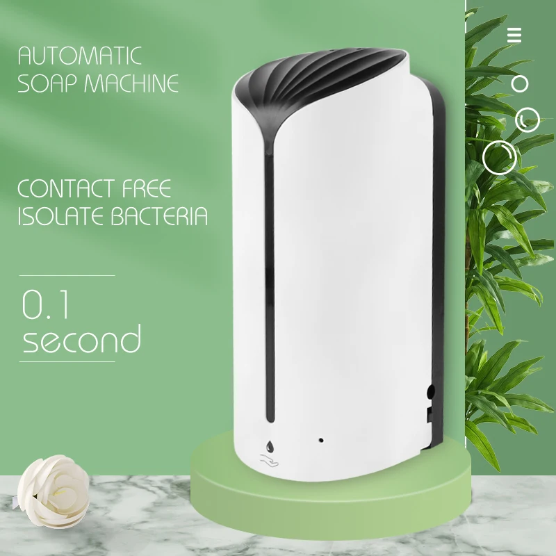 

Soap Dispensers 1200ml Touchless Wall-Mounted Drip Style Kitchen Soap Dispenser Automatic Sensor Hand Disinfection Machine