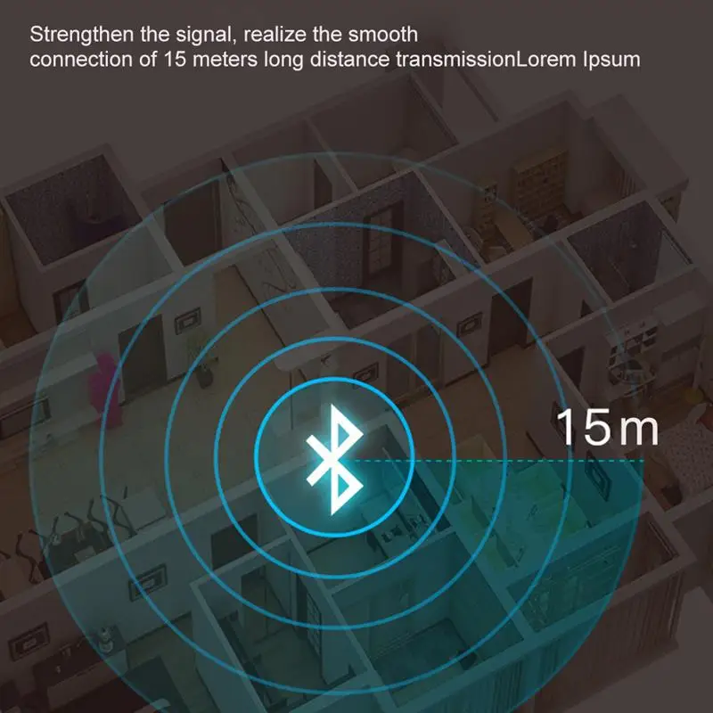 

AOZBZ 1pc 2 in 1 Bluetooth 5.0 Wireless Adapter Compact LCD Screen Receiver Transmitter Hands-free