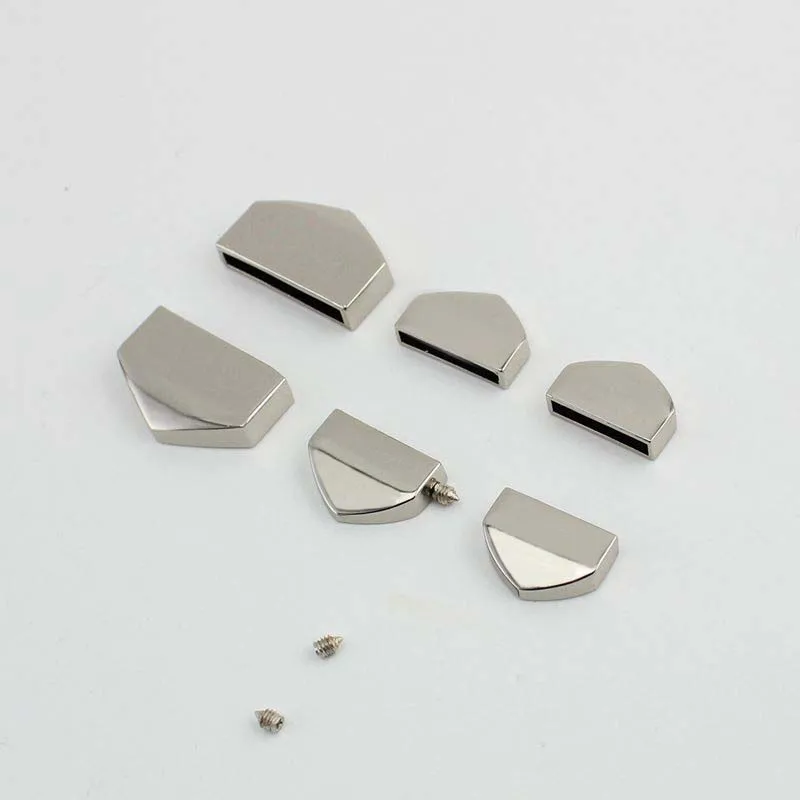 100pcs 5colors 15mm17mm25mm decoration end clips by screws high quality hardware straps tail clasp accessory | Багаж и сумки