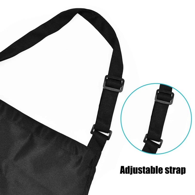 Водонепроницаемые фартуки для мужчин и женщин из хлопка полиэстера регулируемые