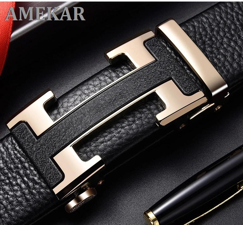 Male Belt New Designer Men's Belts Luxury Man Fashion Belt Luxury Brand For Men High Quality Automatic Buckle 2021