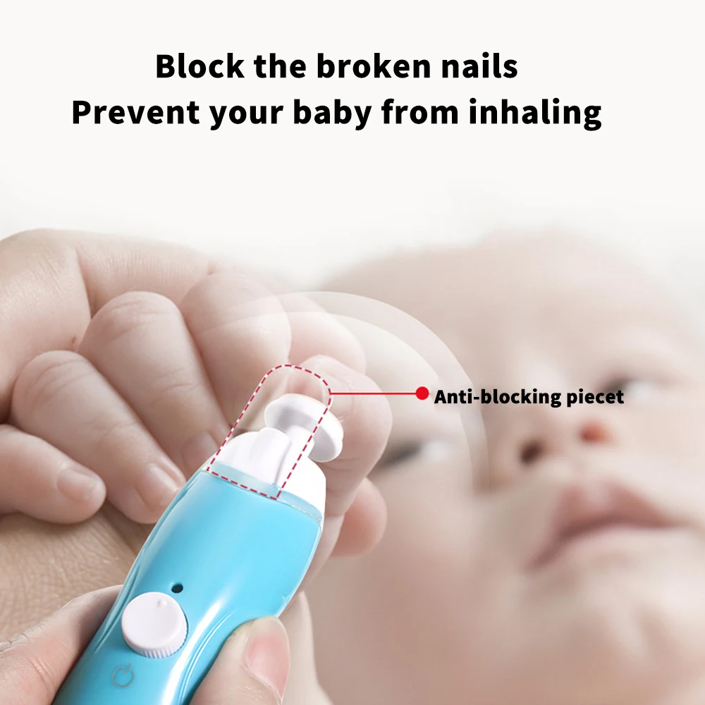 

11pcs Accessories For Children Toddlers Infants 250mah Built-In Battery Electric Baby Nail Trimmers Adorable Manicure Set