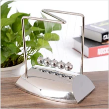 DM 1pcs Square Newton Pendulum Creative Student Gifts Perpetual Ball Impact Furniture Decoration Ornaments Accessories 2021