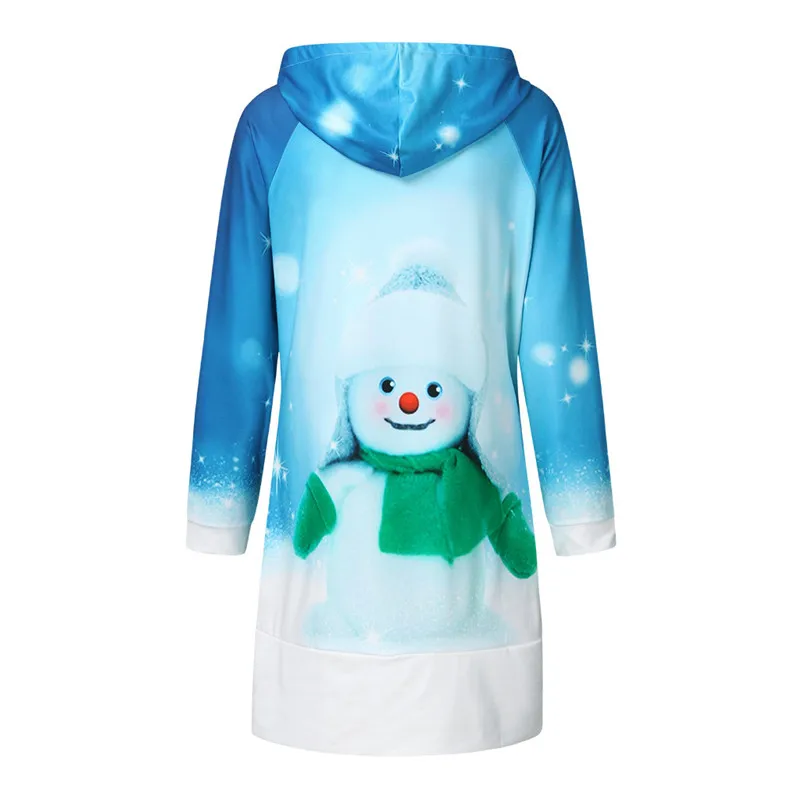 Женское флисовое платье с длинным рукавом и капюшоном модель N28 2019|Женские