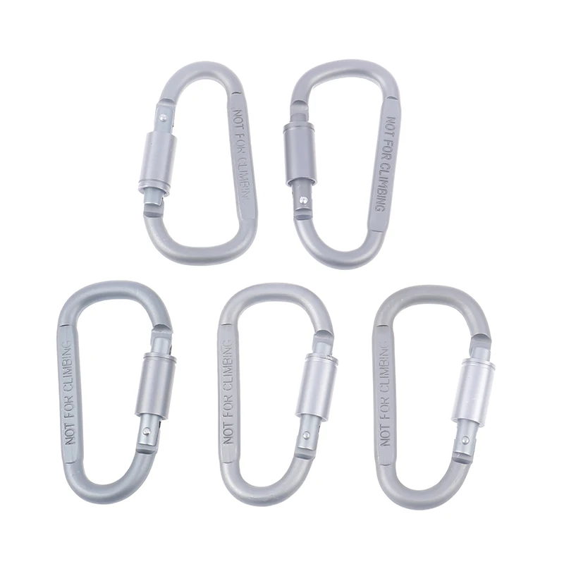 

Комплект для карабинов, туристическое снаряжение, снаряжение для выживания из сплава, карабин, новинка, 5 шт.