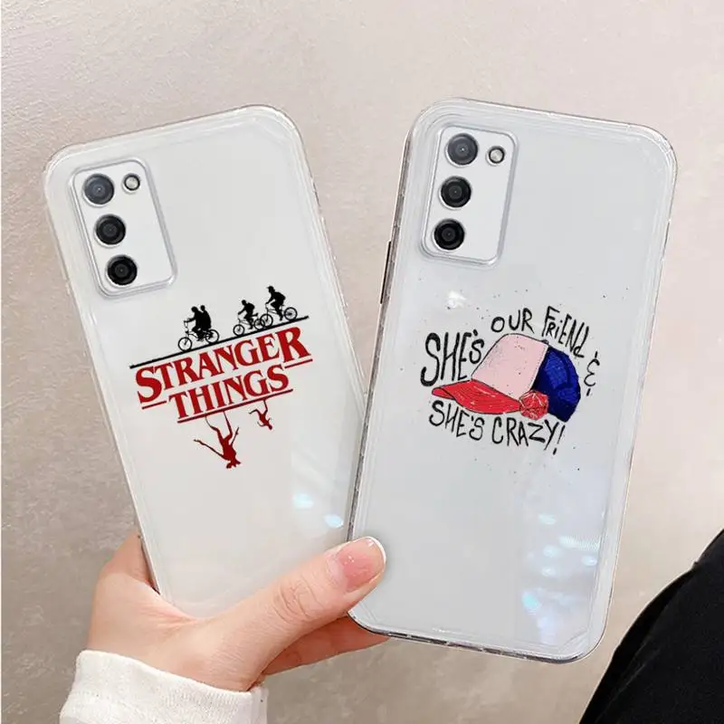 

Stranger Things Christmas Lights Phone Case For Xiaomi Mi 11 Ultra Lite 10 Redmi Note 9 8 7 9a K30S K40 Pro Transparent Coque