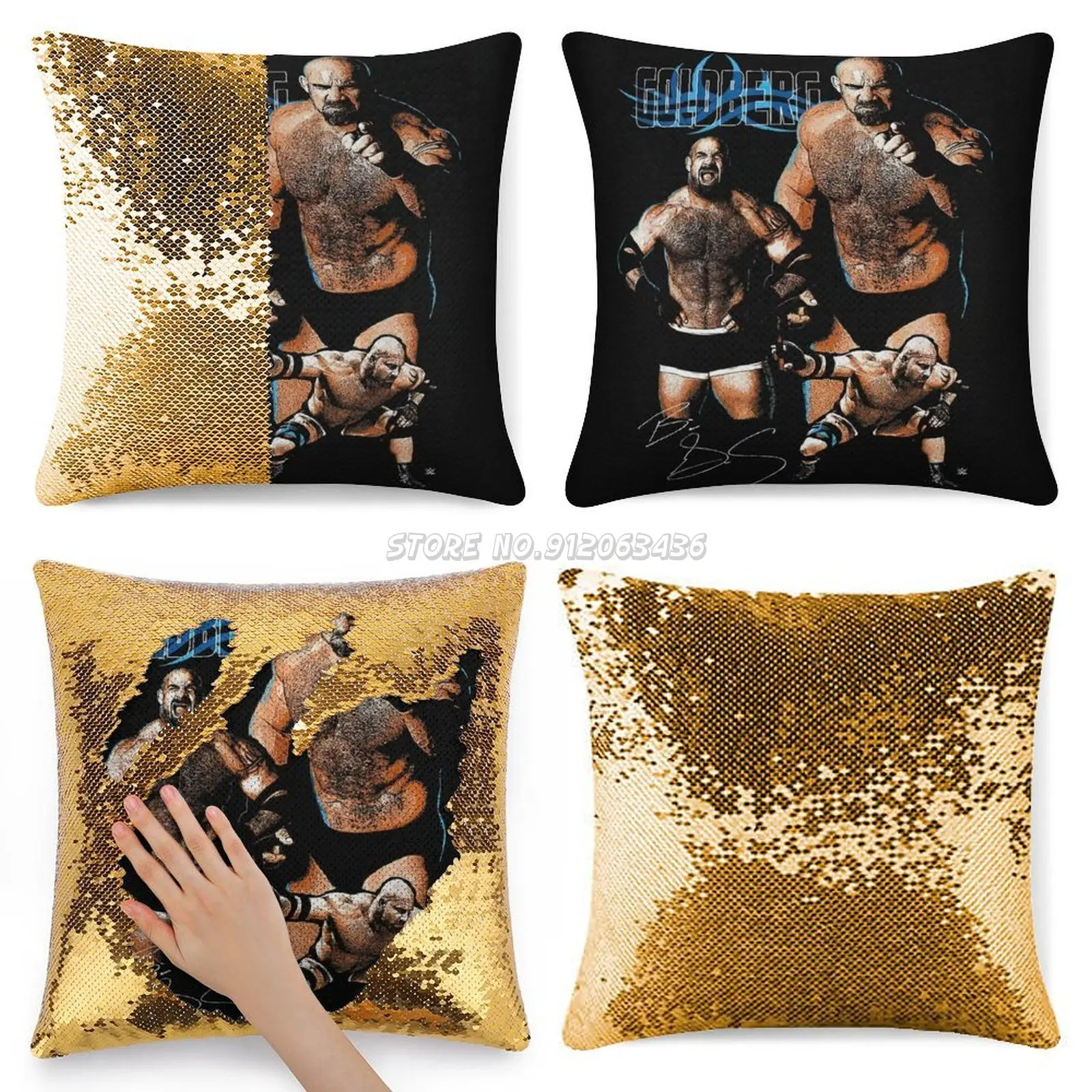 

Чехол-Подушка с блестками Goldberg, чехол-подушка 40 см x 40 см Goldberg