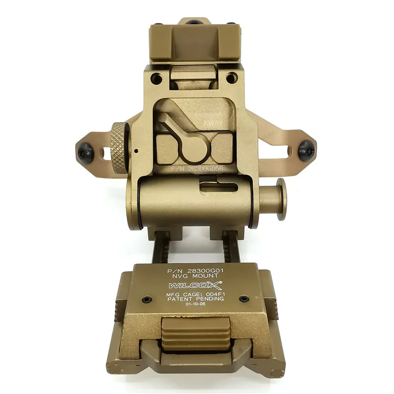 Крепление на шлем для тактического прицела Wilcox Type L2G05 CNC NVG Тактический