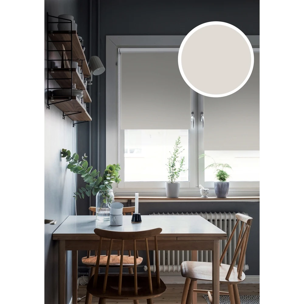 Рулонная штора Эскар Blackout LUX Кофейный| доставка из РФ |73х170|83х170|90х170|98х170|115х170 см