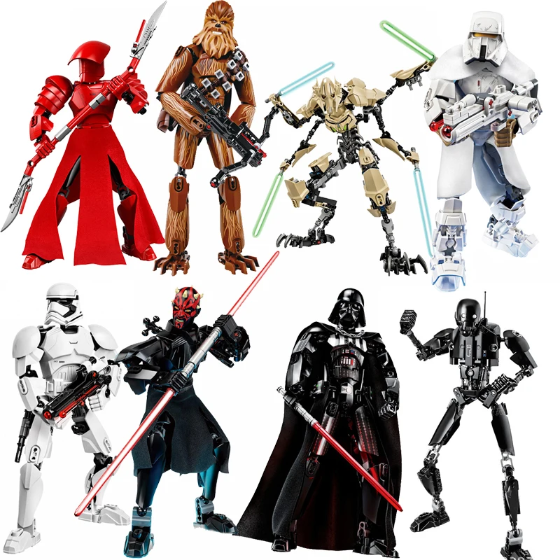 Звездные войны Набор Дарт Вейдер Молл Praetorian Guard штурмовики Boba Jango феттс K 2SO