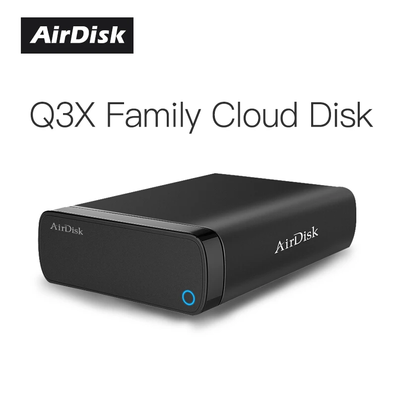 Мобильный сетевой жесткий диск Airdisk Q3X USB3.0 NAS Family Network Cloud Storage удаленный мобильный 3