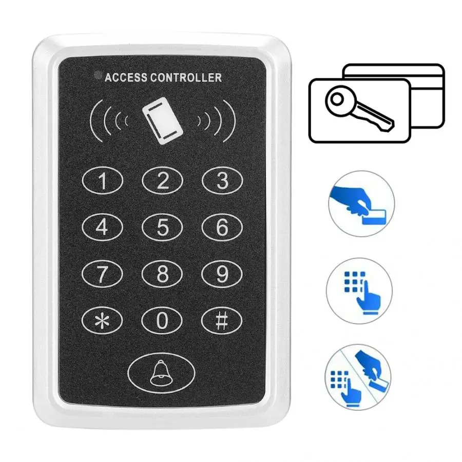Уличная RFID Клавиатура система контроля доступа водонепроницаемая крышка 10 шт.