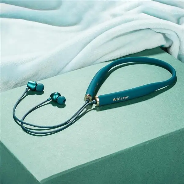 Whizzer AM1E Беспроводные Bluetooth HiFi наушники водонепроницаемая Поддержка Qualcomm aptX и AAC HD Совместимость IOS Android с микрофоном - Цвет: Зеленый