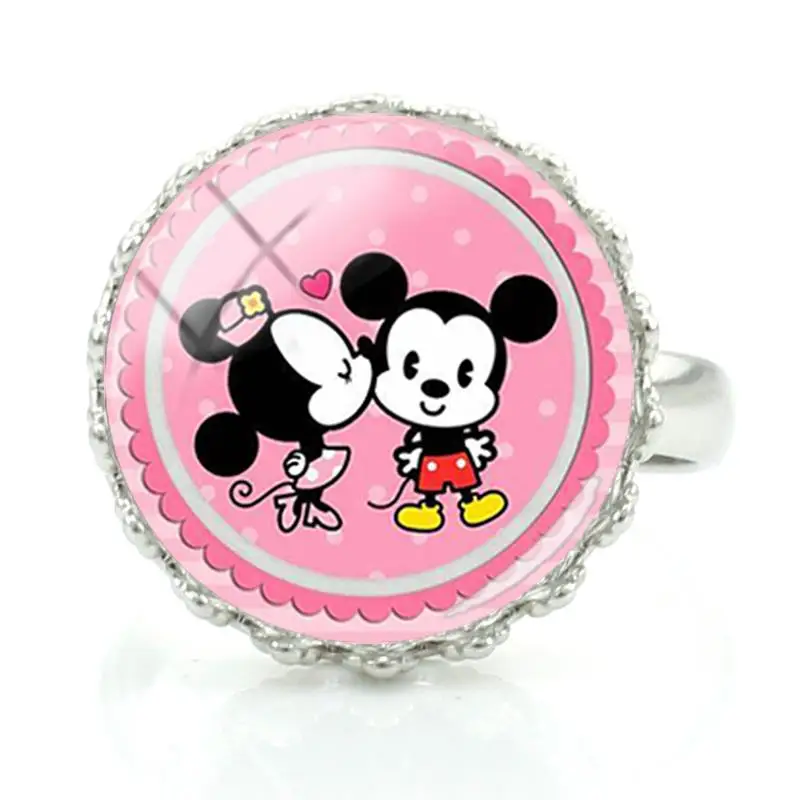 

Disney Mickey Mouse Ring Classic Cartoon Trend Taste Design Jewelry Fashion Design Jewelry Art Ring Crown Ladies Ring
