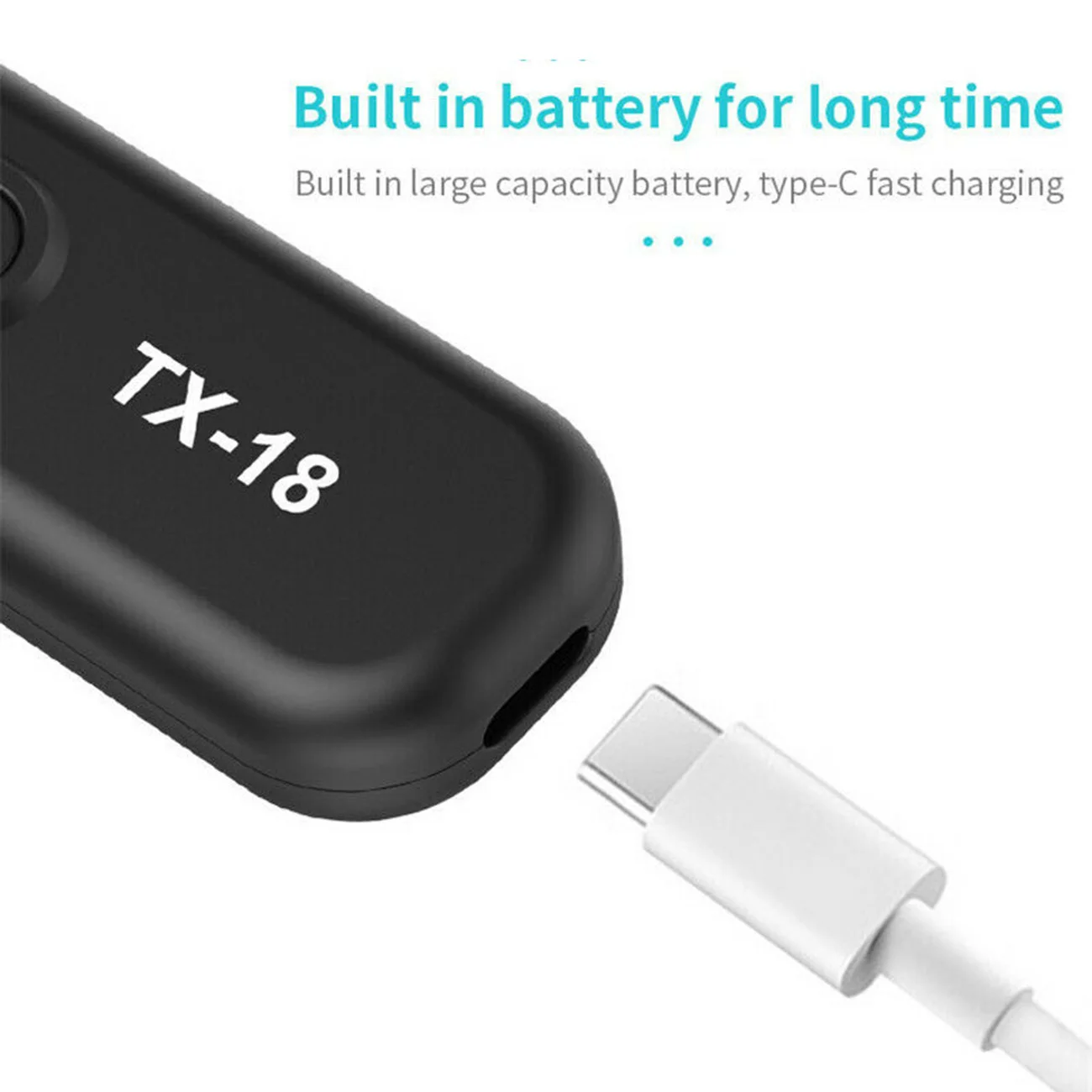 

2-In-1 Bluetooth5.0 Transmitter Receiver 3.5mm Aux Stereo APTX CSR Wireless Audio Adapter For Car PC TV Headphone