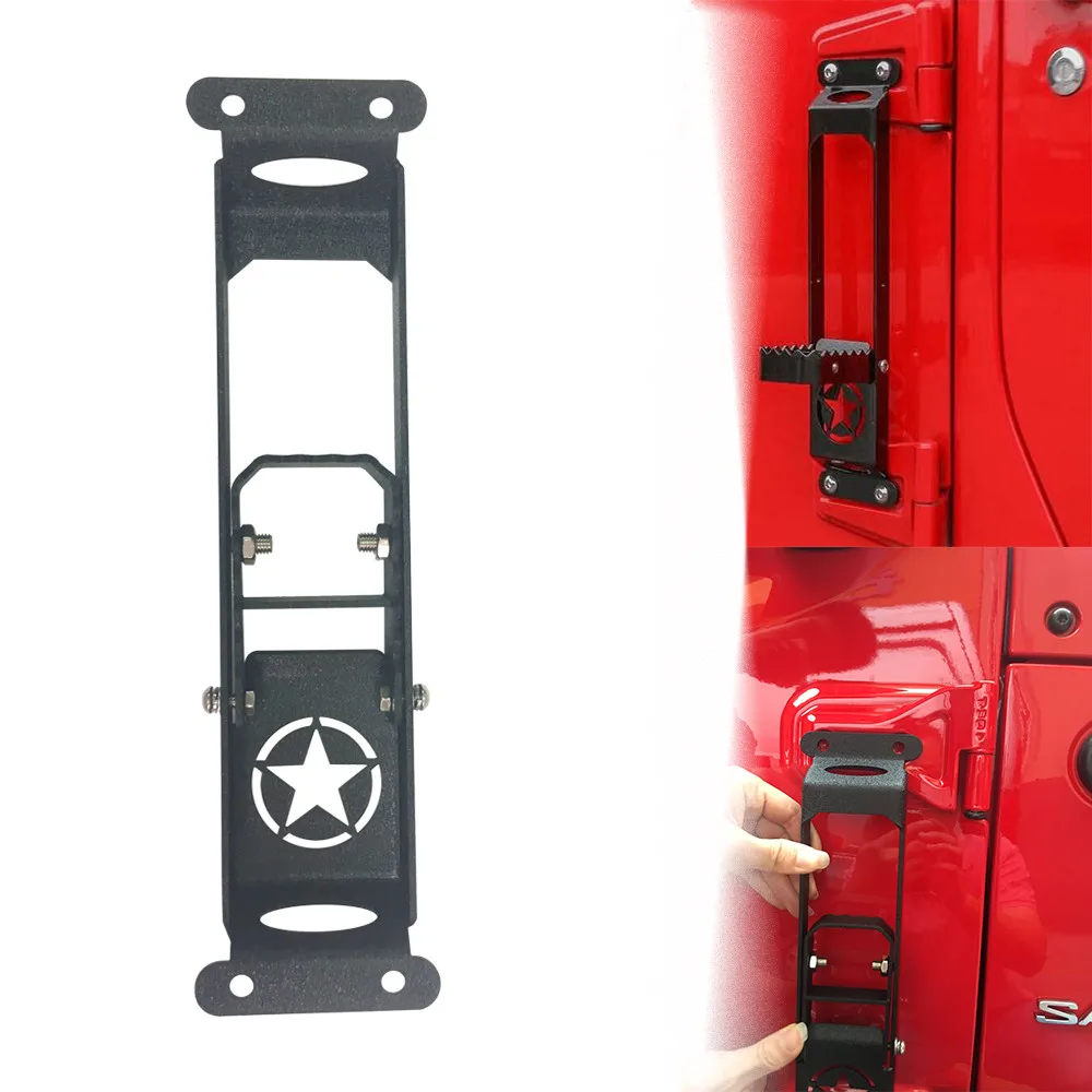 

JL1091 накладки на педали двери для Jeep Wrangler 2007- 2018 + LANTSUN