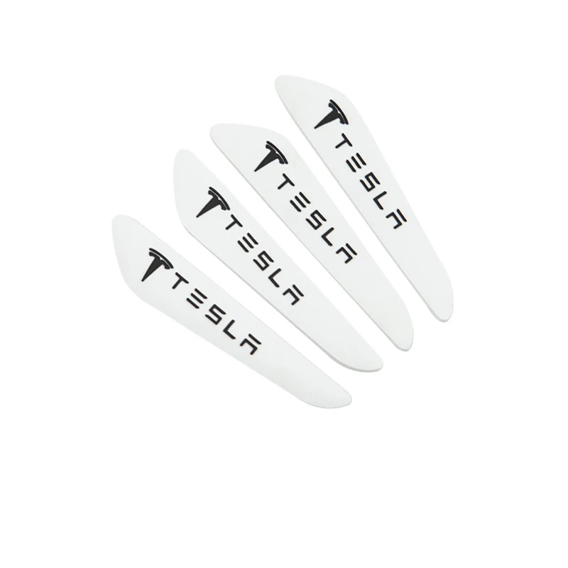 4 шт автомобильные аксессуары двери бампера протектор для Tesla модель 3 Защитная