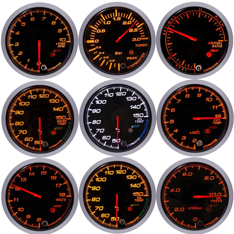 Универсальный 60 мм Датчик температуры масла rpm метр Boost bar температура воды