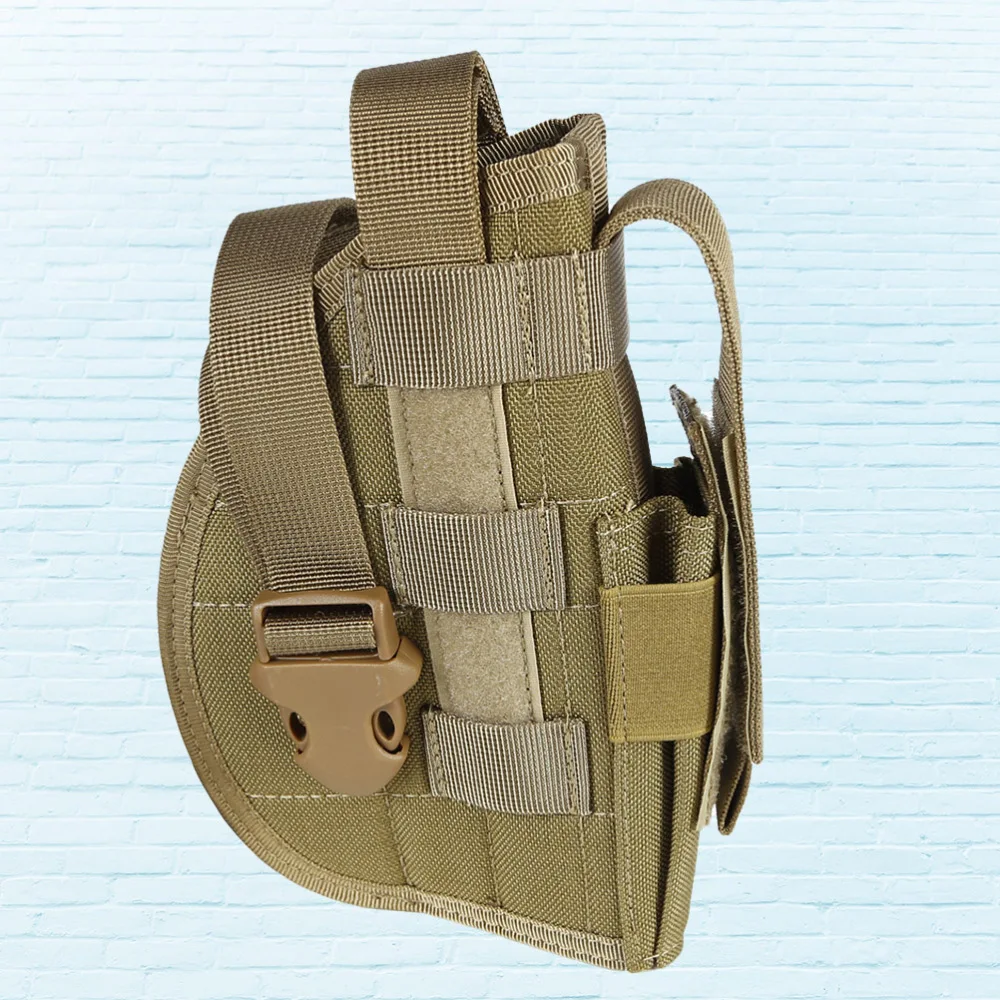 

1PC Durable Holster Molle Sleeve Waist Quick Pull Sleeve Bag for Outdoor Military CS Game (Green)
