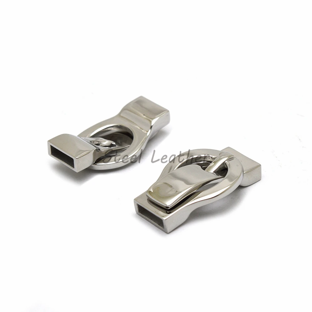 Гравировка логотипа 10 шт./лот отверстие: 10*3 мм магнитные застежки из нержавеющей