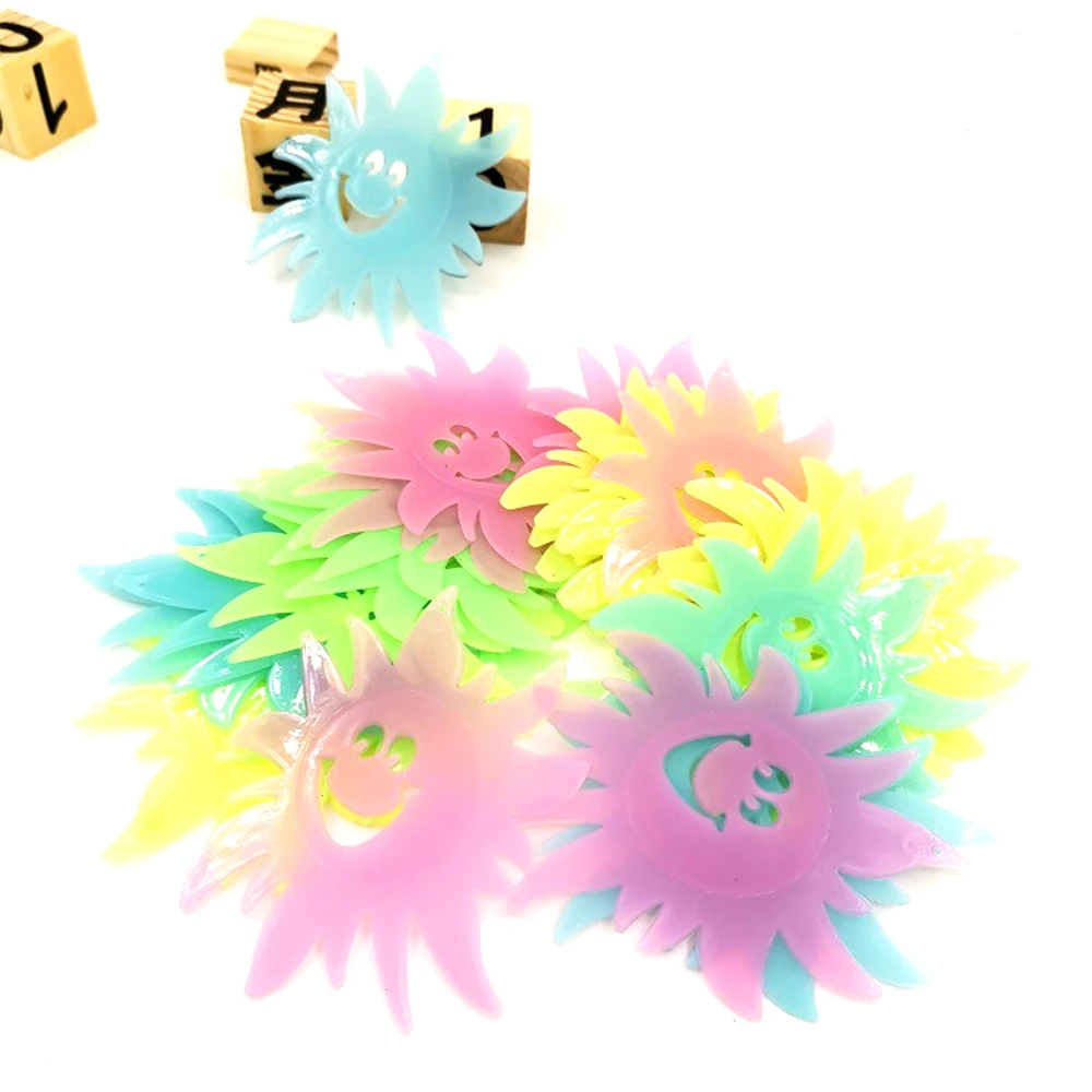 3D домашний декор детей Спальня флуоресцентный светится в темноте звезды